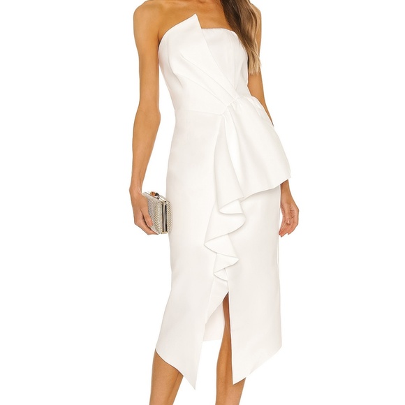 Elliatt Dresses & Skirts - ELLIATT RECEPTION DRESS white strapless bridal